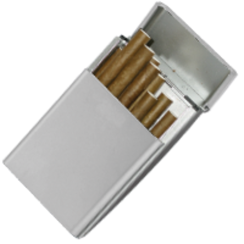 Bild von 1 Klappetui silber ,leer