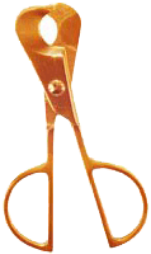 Bild von Cigarrenschere vergoldet