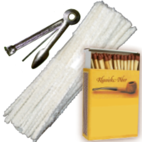 Bild von 80  Putzer, 1 Stopfer und 10x60 Zündhölzer