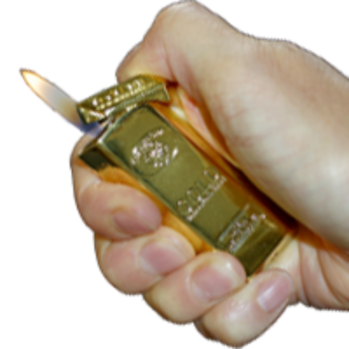 Bild von Der "fast echte" Goldbarren, der sich zu einem Feuerzeug entpuppt