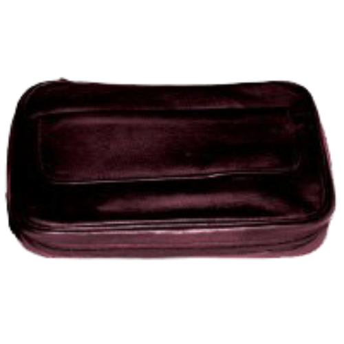 Bild von Leder Pfeifentasche (1-2 Pfeifen) (bordeaux-rot). Statt Fr. 68.--