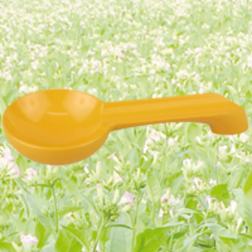 Bild von Cigarrenascher Metall Passatore gelb mit einer Cigarre als Geschenk