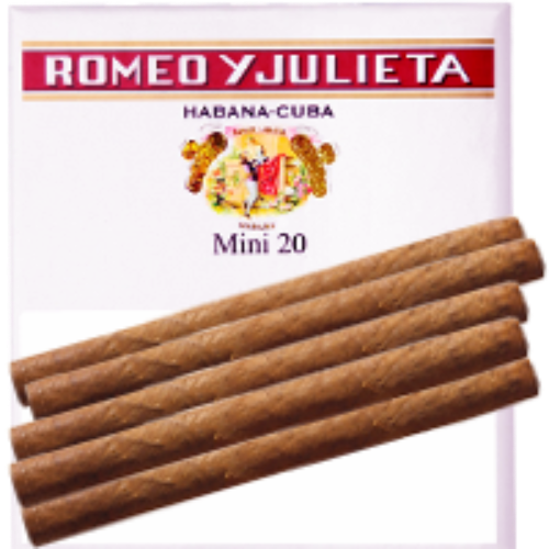 Bild von 20 Romeo Y Julieta Mini 20 Cigarillos aus Cuba.
