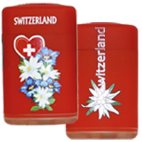 Bild von 2 Jet Flame Feuerzeuge mit "Schwyzer"-Sujet