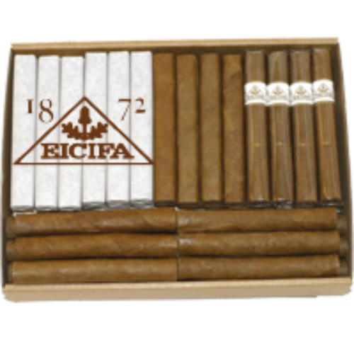 Bild von 40 "Oskar" Stümpli-Sortiment us em Stumpeland im Karton.