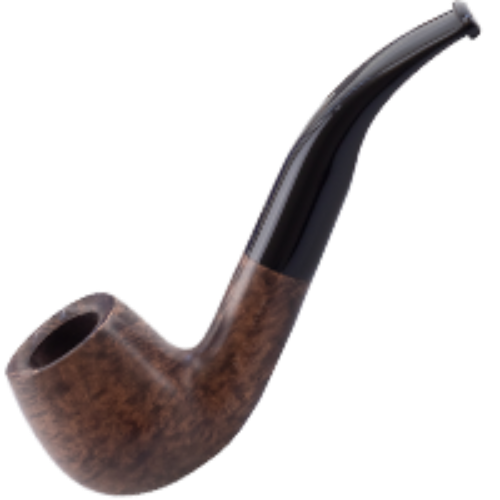 Bild von 1 Pfeife Saint-Claude, gerade 9 mm Filter, leicht gebogen