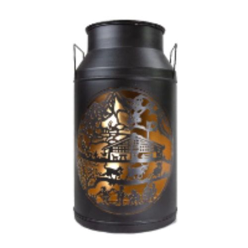 Bild von Laterne Milchkanne