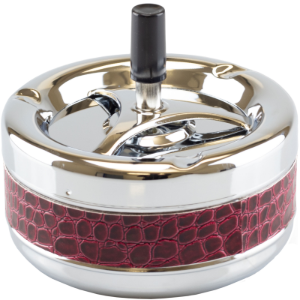 Bild von Schleuder-Ascher im Leder-Look