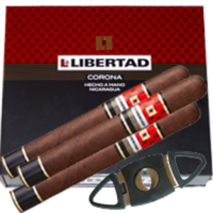 Bild von 20 La Libertad Corona aus Nicaragua, im Kistli mit Cutter