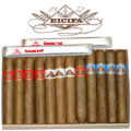 Bild von 26 helle Eicifa-Cigarren Sortiment "Frieda" im braunen Kartonkistli