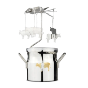 Bild von Teelicht-Karussell Kuh