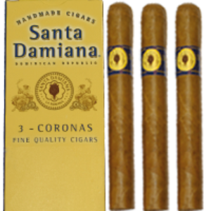 Bild von 3 Santa Damiana Classic Coronas. Handgerollte Importcigarre aus der Dominikanischen Republik. Im Karton