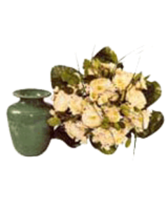 Bild von Blumenstrauss mit Vase