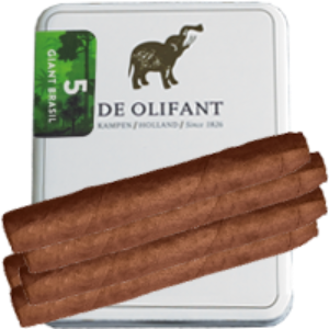 Bild von 5 De Olifant Giant Brasil  Cigarillos