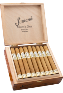 Bild von 25 Samana Corona Longfiller Cigarren im Originalkistli aus der Dom. Rep.