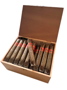 Bild von 36 Torpedo Cigarren (Huifkar) im Holzkistli.