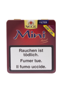 Bild von 40 Neos Mini Cigarillos Red (Vanilla) mit Filter