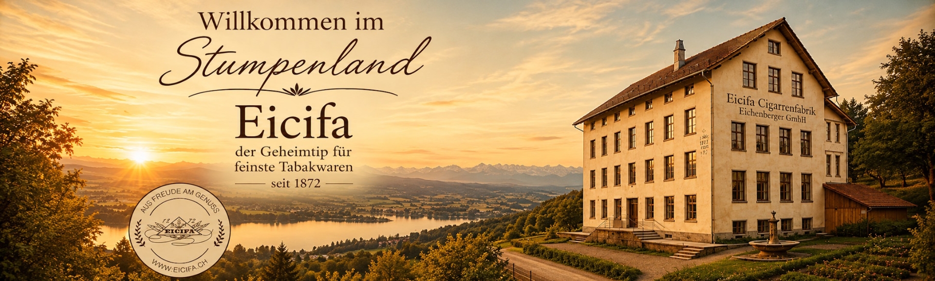 EICIFA Cigarrenfabrik - Eichenberger GmbH - Russirainstr. 4 - 5737 Menziken Tel. +41 62 771 16 55